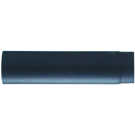 Tubo porcellanato pesante per stufe a legna nero opaco - ø cm.12x50, mm.1,2