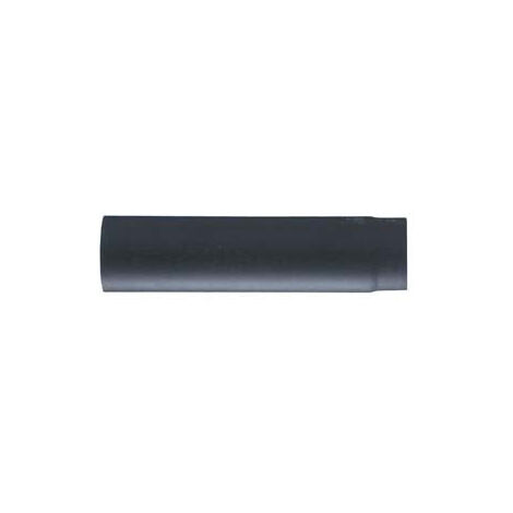 Tubo Porcellanato Pesante Per Stufe A Legna Nero Opaco - ø cm.13x25, mm.1,2