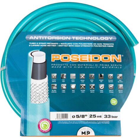 TUBO POSEIDON BIANCO/CELESTE 1/2" 15M