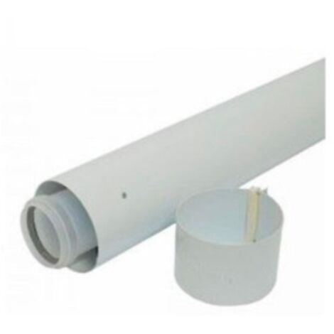 Tubo prolongación 60/100 X 0.5 mt. para calderas de condensación de Vaillant