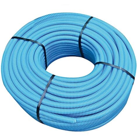 Tubo corrugato in PVC, ⌀50mm, nero, classificazione 33212, 25 metri, serie  TC15 - Elettrocanali ECTC1550