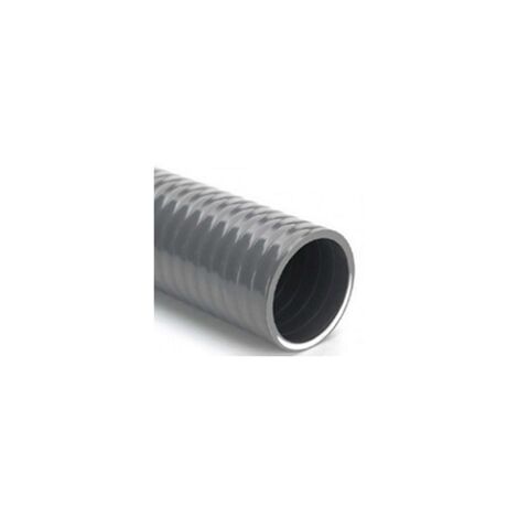 Freänkis tubo de plástico corrugado m40 pvc, 25 m, diámetro exterior 40 mm,  gris