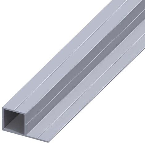 Tubo quadrato 19,5x37 all.nat.mt.1