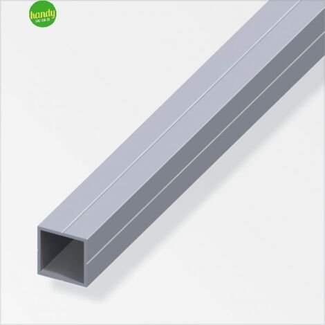 Tubo quadrato in alluminio Alfer Aluminium Lato 19,5 mm spess. 1,5 lungh. 2,5m