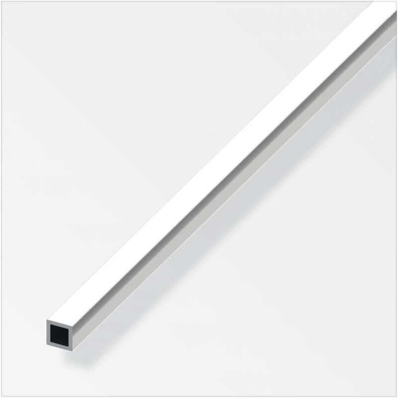 Tubo Quadrato Alluminio - Cromato - 10x10 mm 1m - Alfer