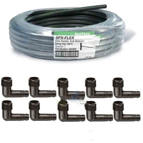 Tubo Rain Bird SPX-Flex 30 m + 10 Gomiti 16 mm x 3/4'' SBE050 (Set di Irrigazione)