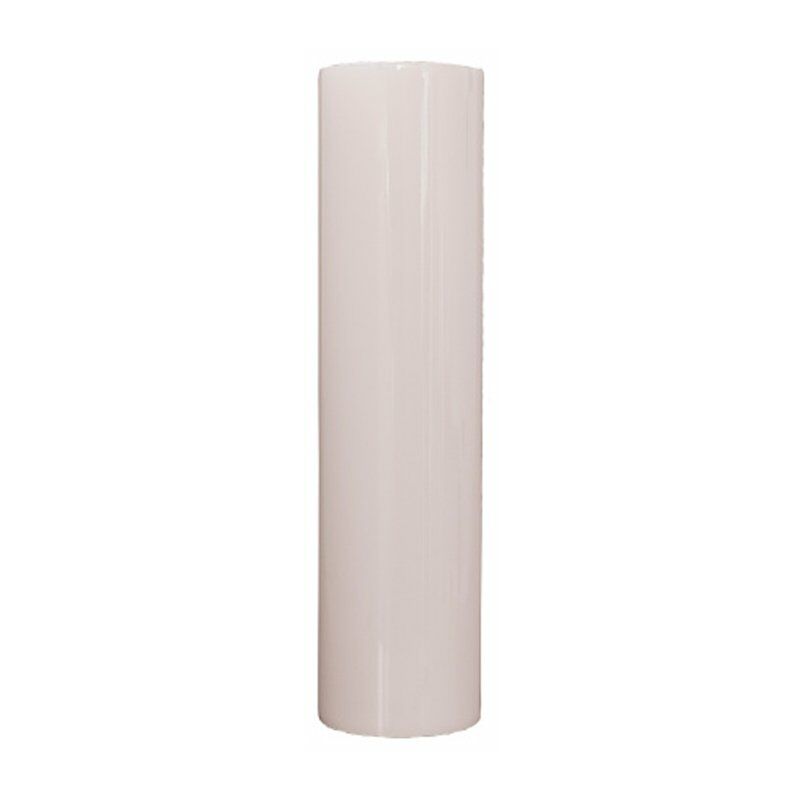 

Practic - Tubo recto liso de aluminio blanco 1m Medidas 110MM