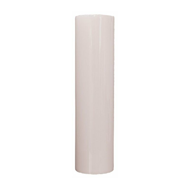 

Practic - Tubo recto liso de aluminio blanco 1m Medidas 125MM