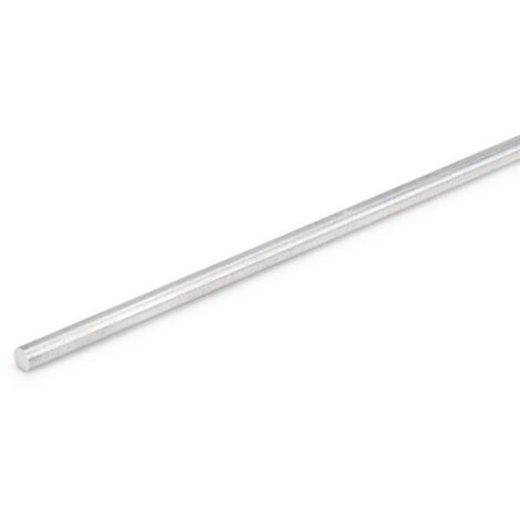 Tubo redonda aluminio 1000/8mm plata