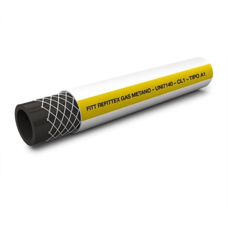 Tubo "Refittex" realizzato in PVC per gas metano rotolo da 50 m