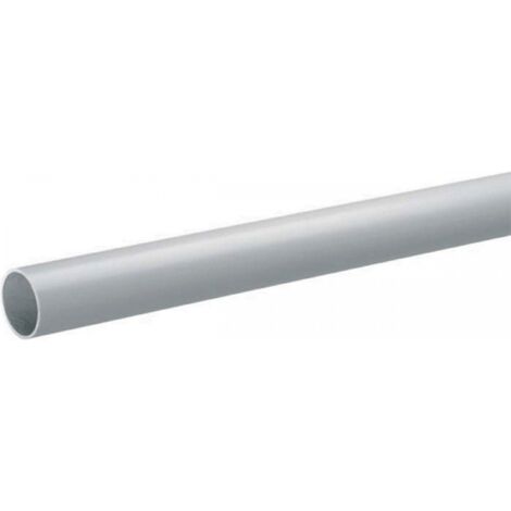 Tubo rigido 20mm x 2 metri per impianti elettrici a parete colore grigio
