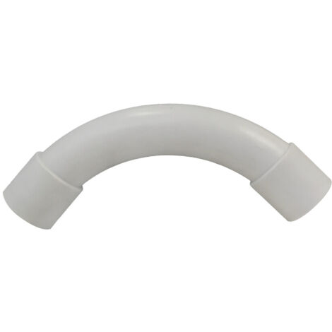 Tubo rígido curva corta IP40 25mm. gris (ODI-BAKAR)