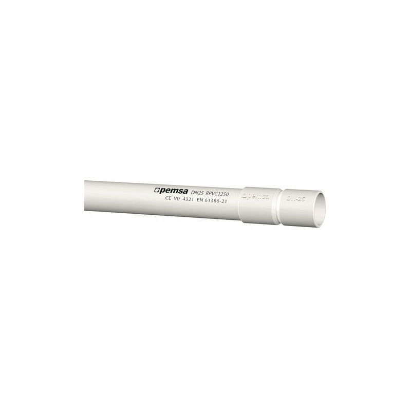 

TUBO RPVC DN20 GRIS 13050120 (EMBALAJE DE 57 METROS) - Pemsa