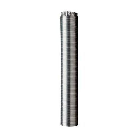 Tubo rullato alluminio naturale mm 0,12 cm  8 mt 3 (6 pezzi)