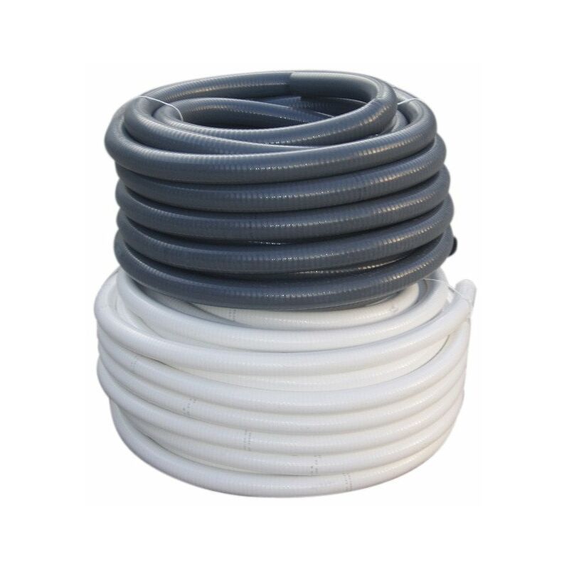 

Tubo Sanita Pvc Flex 40mm Gris R/25 M