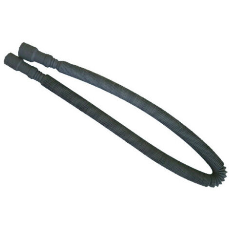 Tubo scarico lavatrice esterno 80 cm nero corrugato