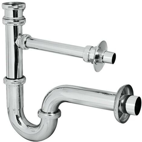 Tubo sifone bidet 1 1/4' dn 32 mm, cromato