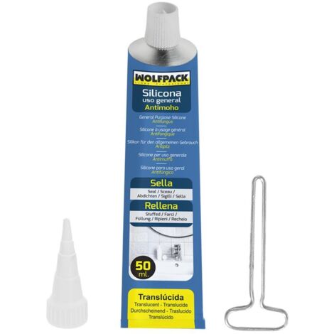 Tubo Silicone Acido 50 cc. Trasparente