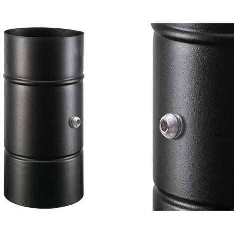 Tubo Smaltato 12X 25 Nero Opaco Ispezionabile Ala
