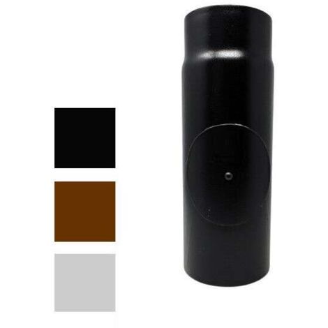 Tubo smaltato Ala 12x25 ispezionabile Marrone [S20 120 350 155]