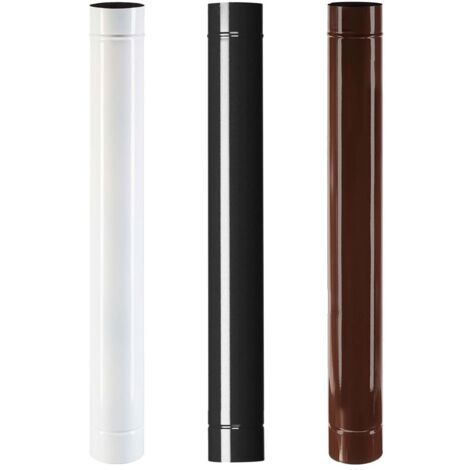 TUBO SMALTATO PER STUFE cm 100 ø 10 marrone