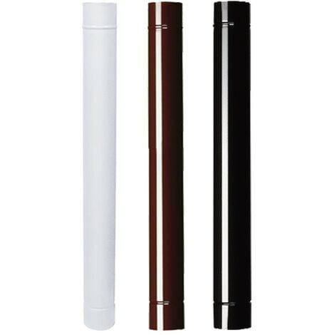 TUBO SMALTATO PER STUFE cm 100 ø 12 bianco SAVE