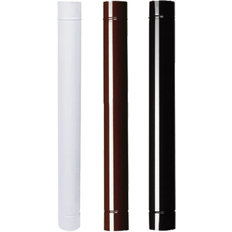 Tubo smaltato per stufe cm 100 ø 13 bianco