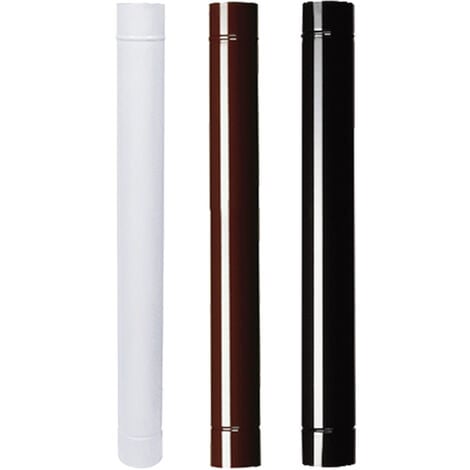 Tubo smaltato per stufe cm 100 ø 8 bianco