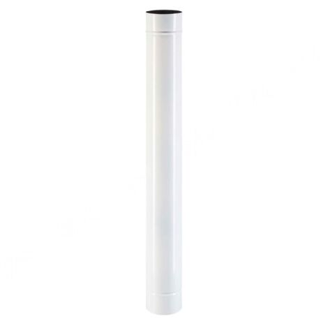 TUBO SMALTATO PER STUFE cm 50 ø 10 bianco EUROPROFIL