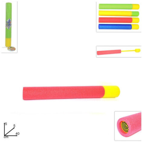 Tubo Spara Acqua Spruzza Acqua Divertimento Mare Bambini Estate Gioco 40cm