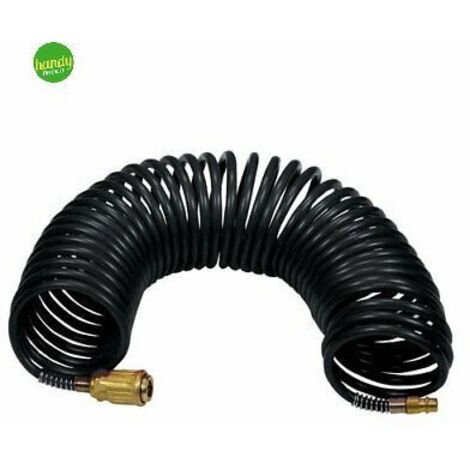 Tubo A Spirale Per Aria Compressa 8 Metri - Pressione Max 8 Bar, Plastica/Metallo - Foto 5