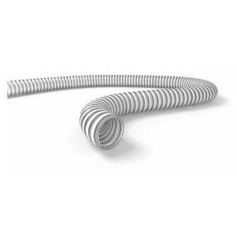 Tubo spiralato alimentare bianco diam. 80