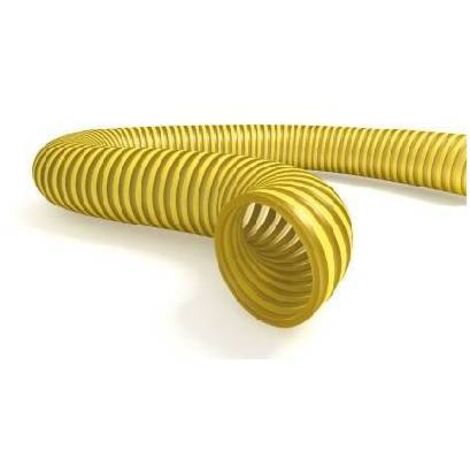 Tubo spiralato alimentare giallo diam. 80