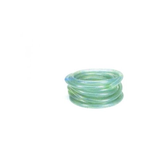 TUBO SPIRALATO TRASPARENTE STEEL FILO ACCIAIO D.60 AL MT (39584)