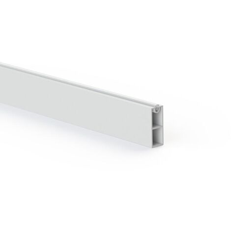 tubo stor rectangular optima+. aluminio. para armarios y vestidores. 30x12mm. acabado blanco ( color:000000 2)