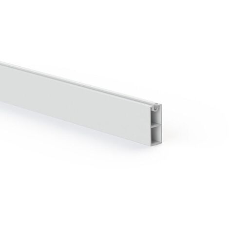 tubo stor rectangular optima+. aluminio. para armarios y vestidores. 30x12mm. acabado blanco ( color:000000 2)