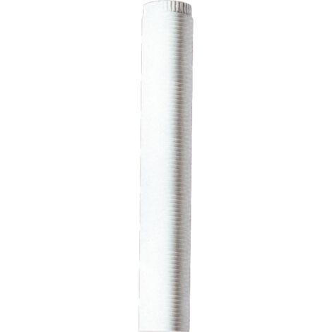 TUBO STUFA FLESSIBILE BIANCO Ø12CM  3MT
