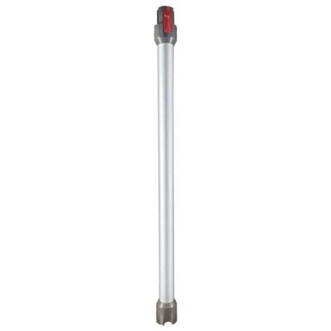 Tubo telescópico para Dyson, tubo de extensión rígido compatible con Dyson V7, V8, V10, V11 y V15, tubo de succión de conexión rápida para aspiradora Dyson con dos cepillos 2 en 1, plateado