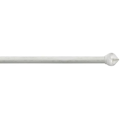 tubo tenda in acciaio colore avorio oro estensibile da 120 a 210 cm. con terminale a bulbo