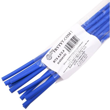 Tubo termorestringente RC 4,8/2,4 mm blu RTS4,8/2,4NB TRYTIT