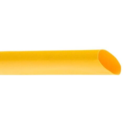 Tubo termoretráctil Etelec 4,8 reduce a 2,4 Amarillo 1 m GT1158