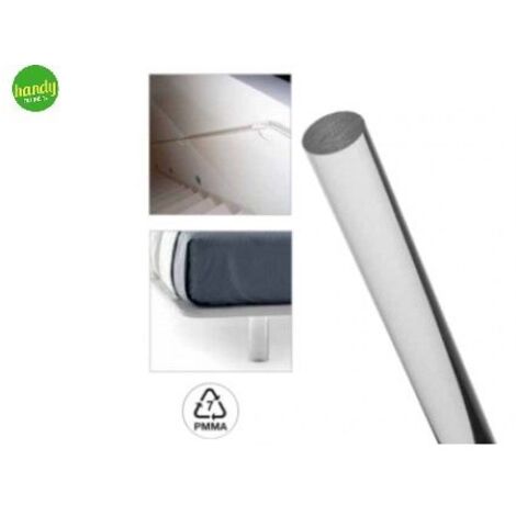 Tubo tondo pieno Polimark pmma Ø 20 mm lunghezza 1 metro