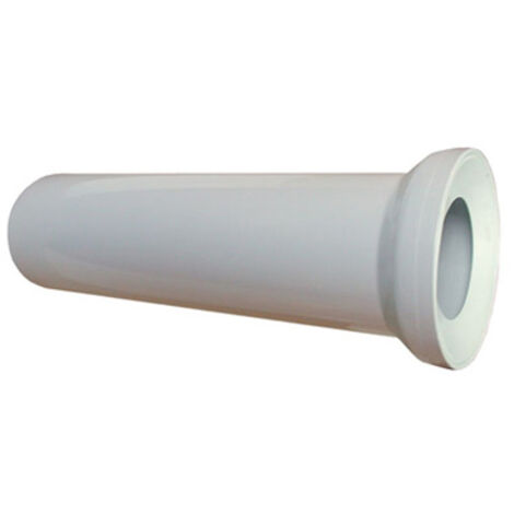 Tubo (trampero, rifle) para inodoro, blanco, longitud 400 mm