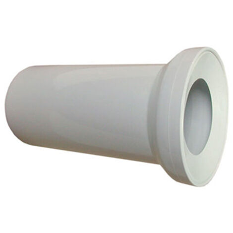 Tubo (trapper, fucile) per tazza WC, bianco, lunghezza 250 mm