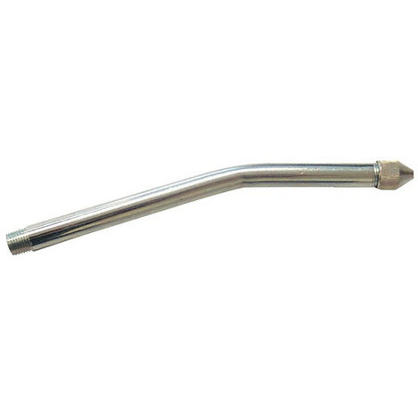Tubo ugello con punta M10 x 1 lunghezza 150 mm gomito PRESSOL