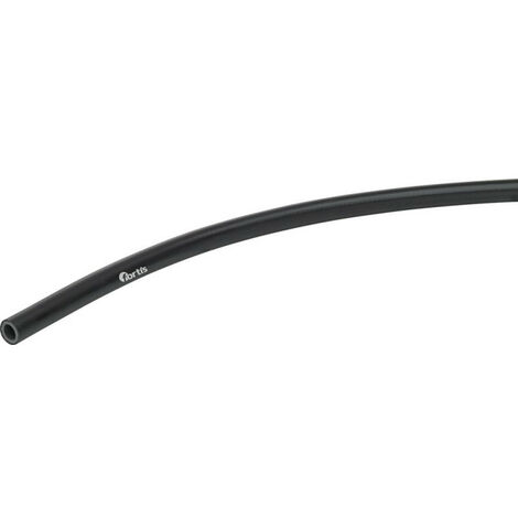 Tubo versatile pu-soft. nero. 9x3mm. 25m Fortis (per 25)