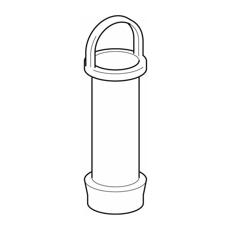 

Tubo vertical Geberit 100mm apto para 521321 cromado