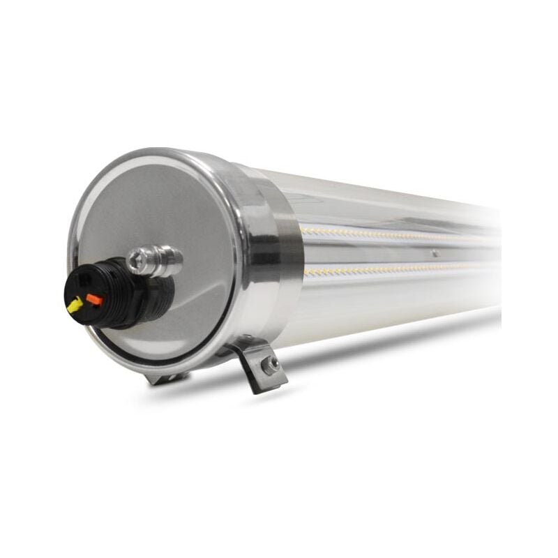 Vision-el - Tubulaires led étanches IP67 IK10 tuba 1200x70mm - 4000K Blanc neutre - clr - 40W + detect