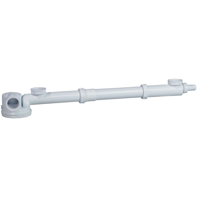 Tubulure avec siphon extra-plat intégré et rallonge