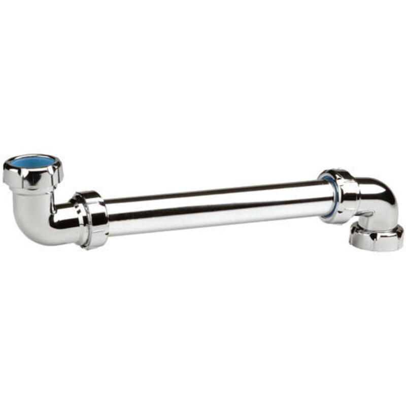 Nicoll - Tubulure déport siphon sortie arrière - Filetage 33 x 42 mm - chromé